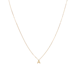 14k Initial Necklace