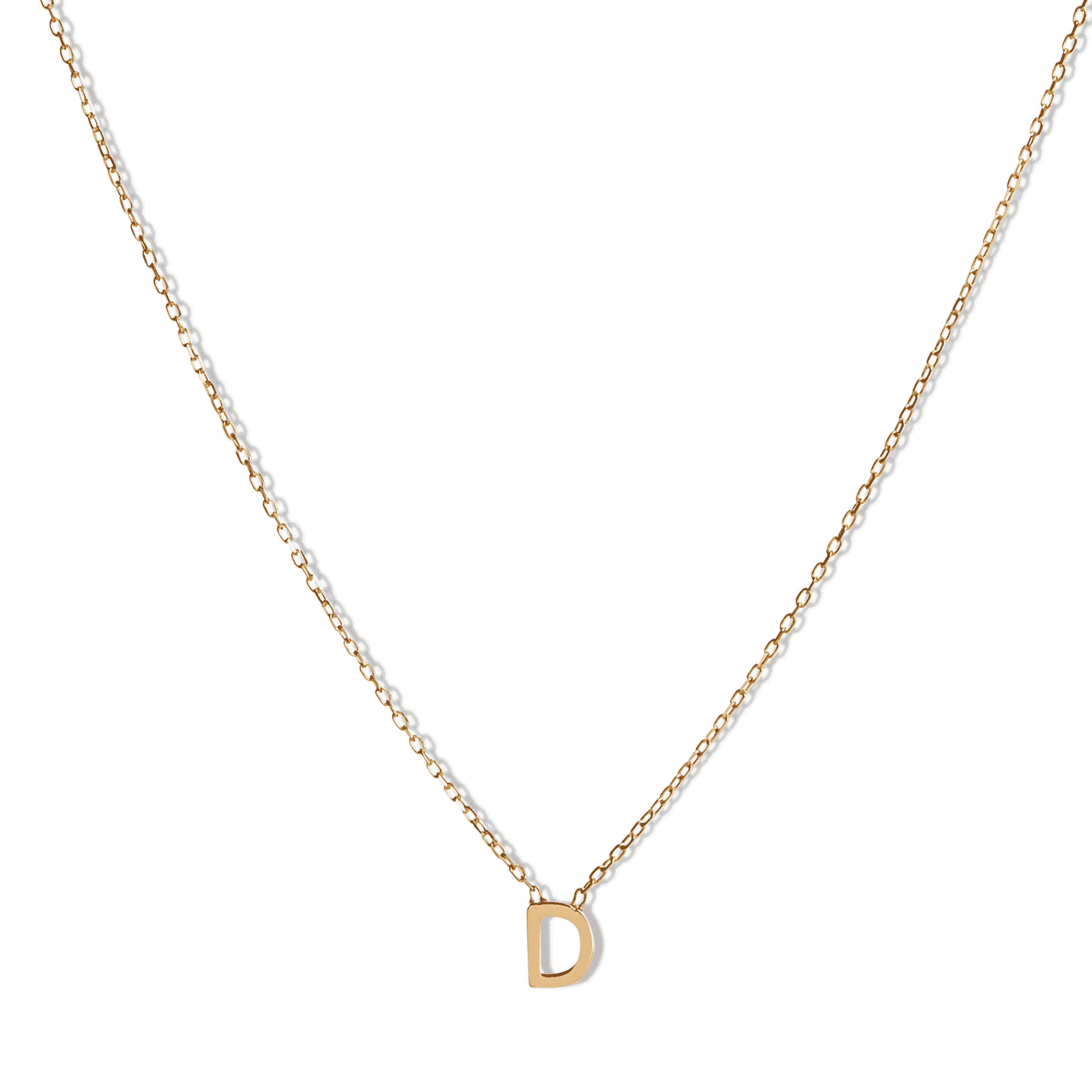 14k Initial Necklace