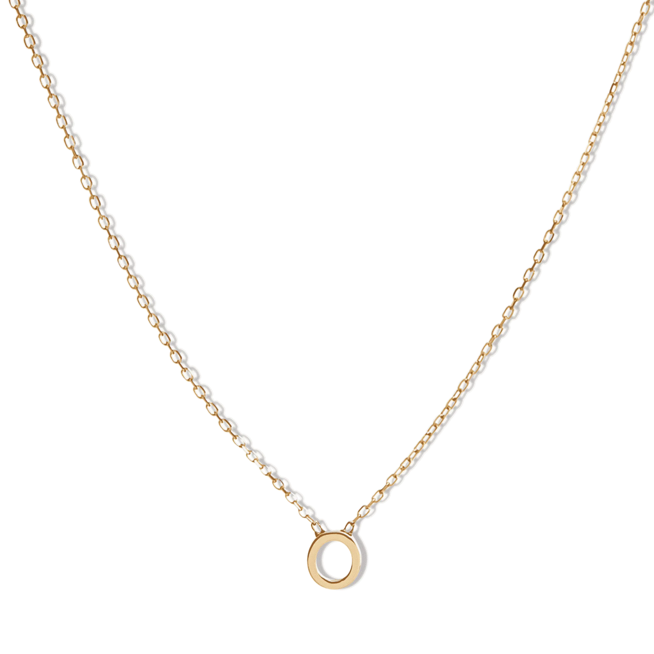 14k Initial Necklace