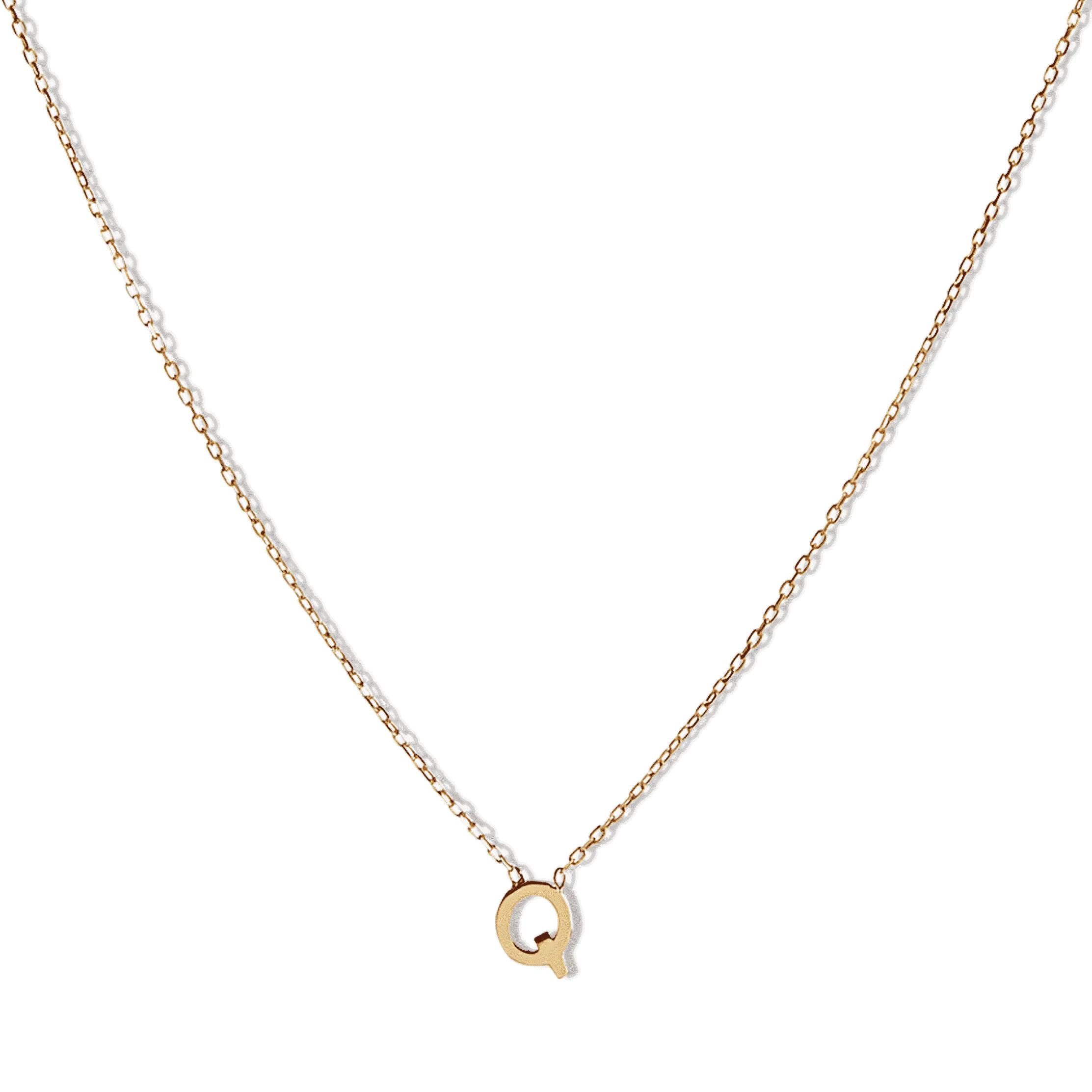 14k Initial Necklace