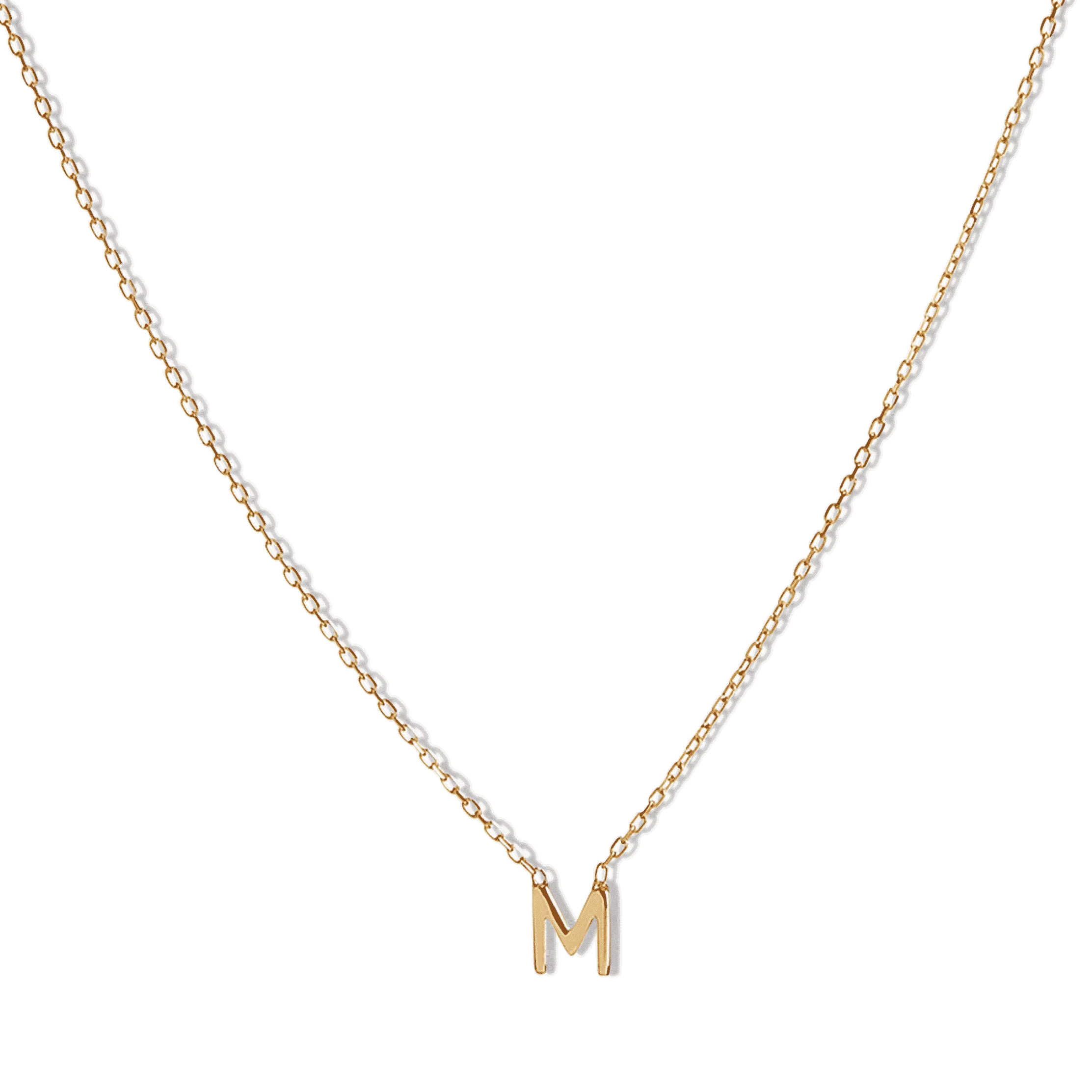 14k Initial Necklace
