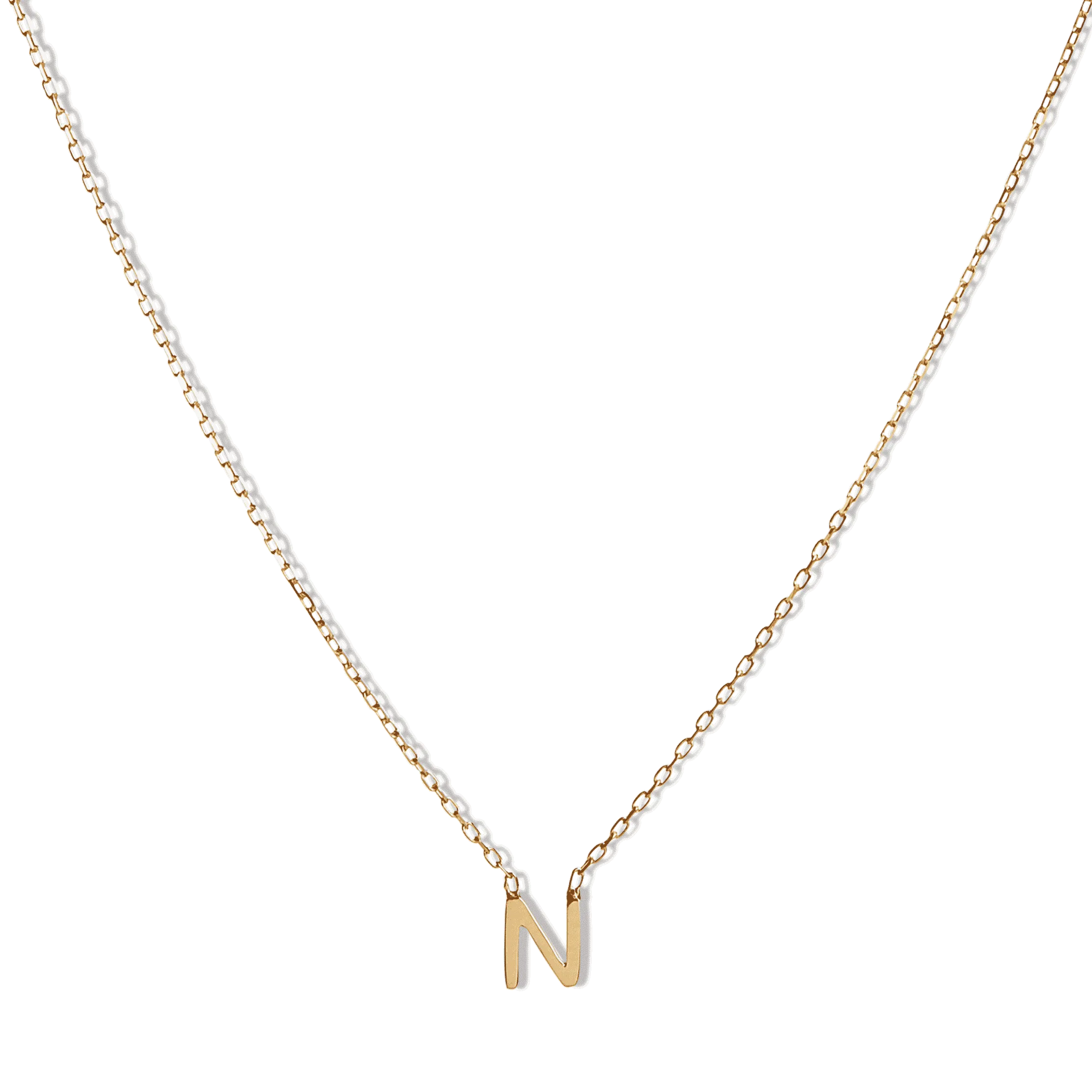 14k Initial Necklace