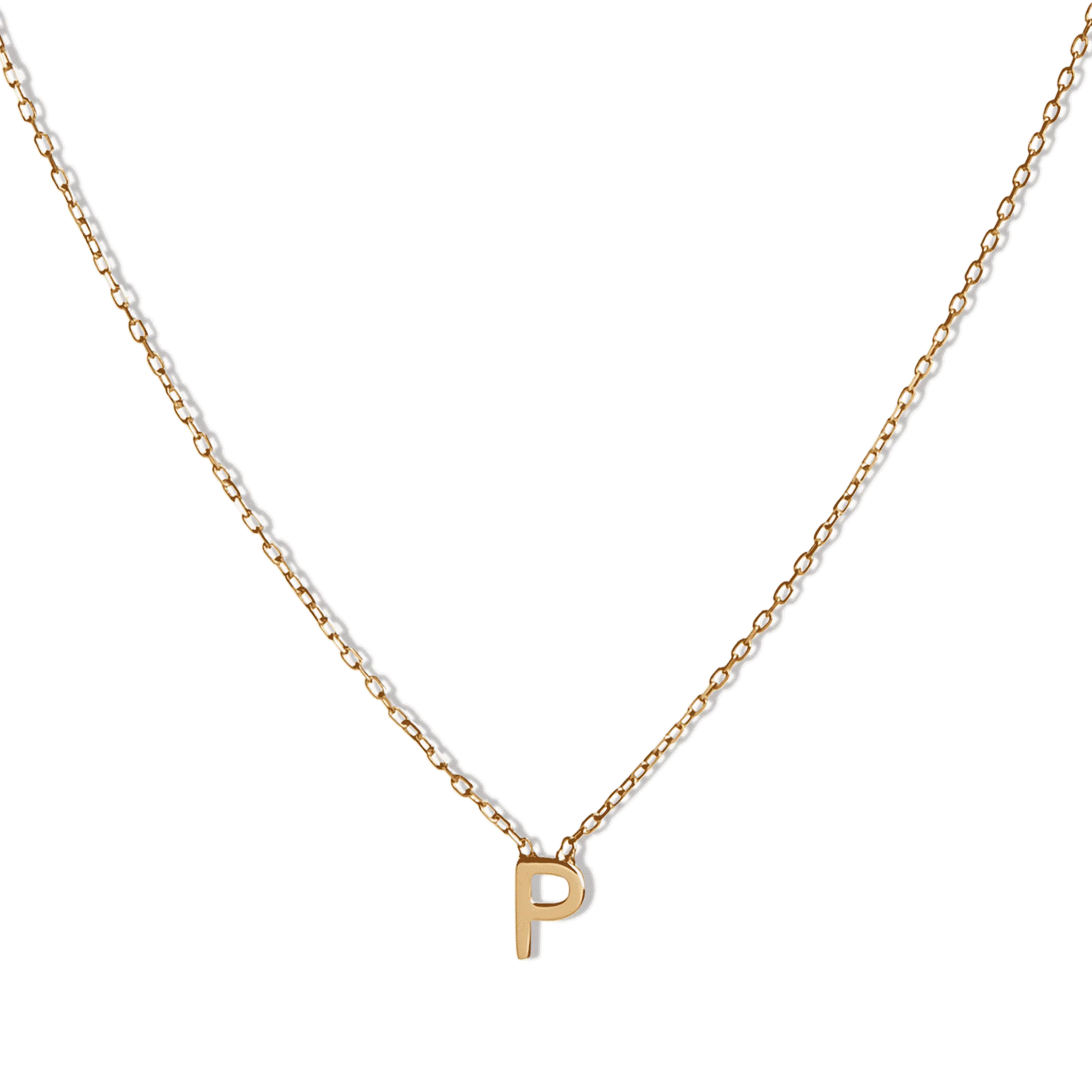 14k Initial Necklace