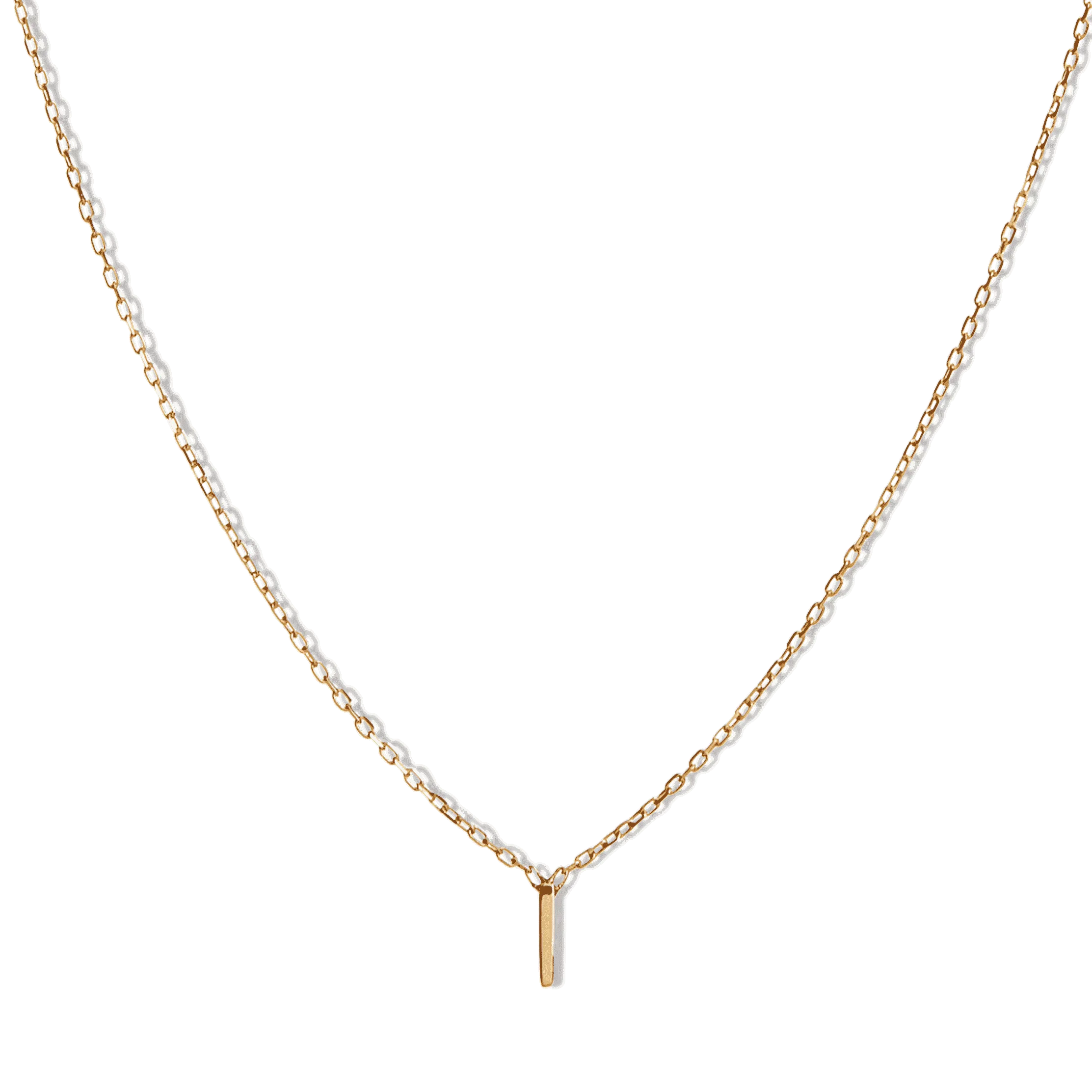 14k Initial Necklace