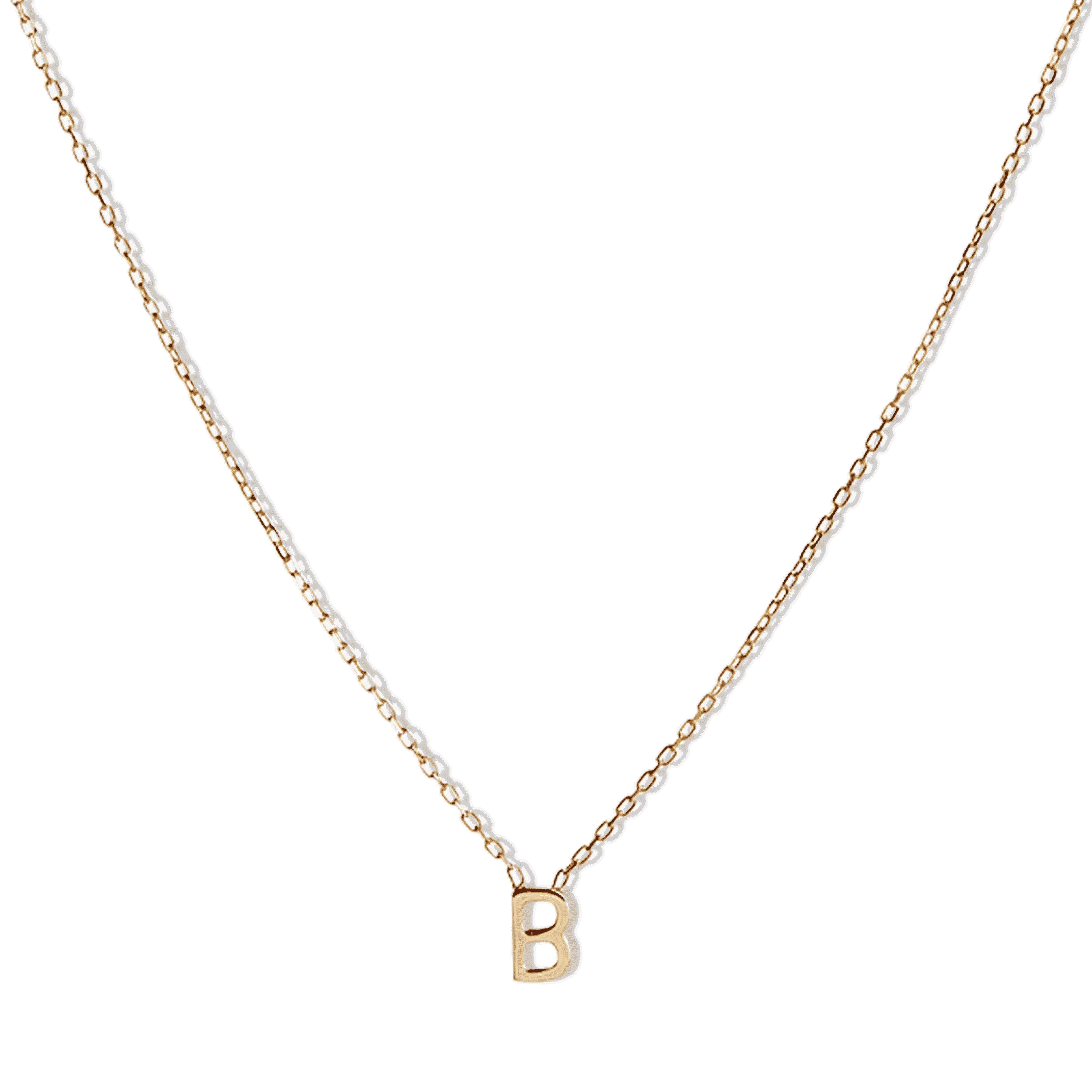 14k Initial Necklace