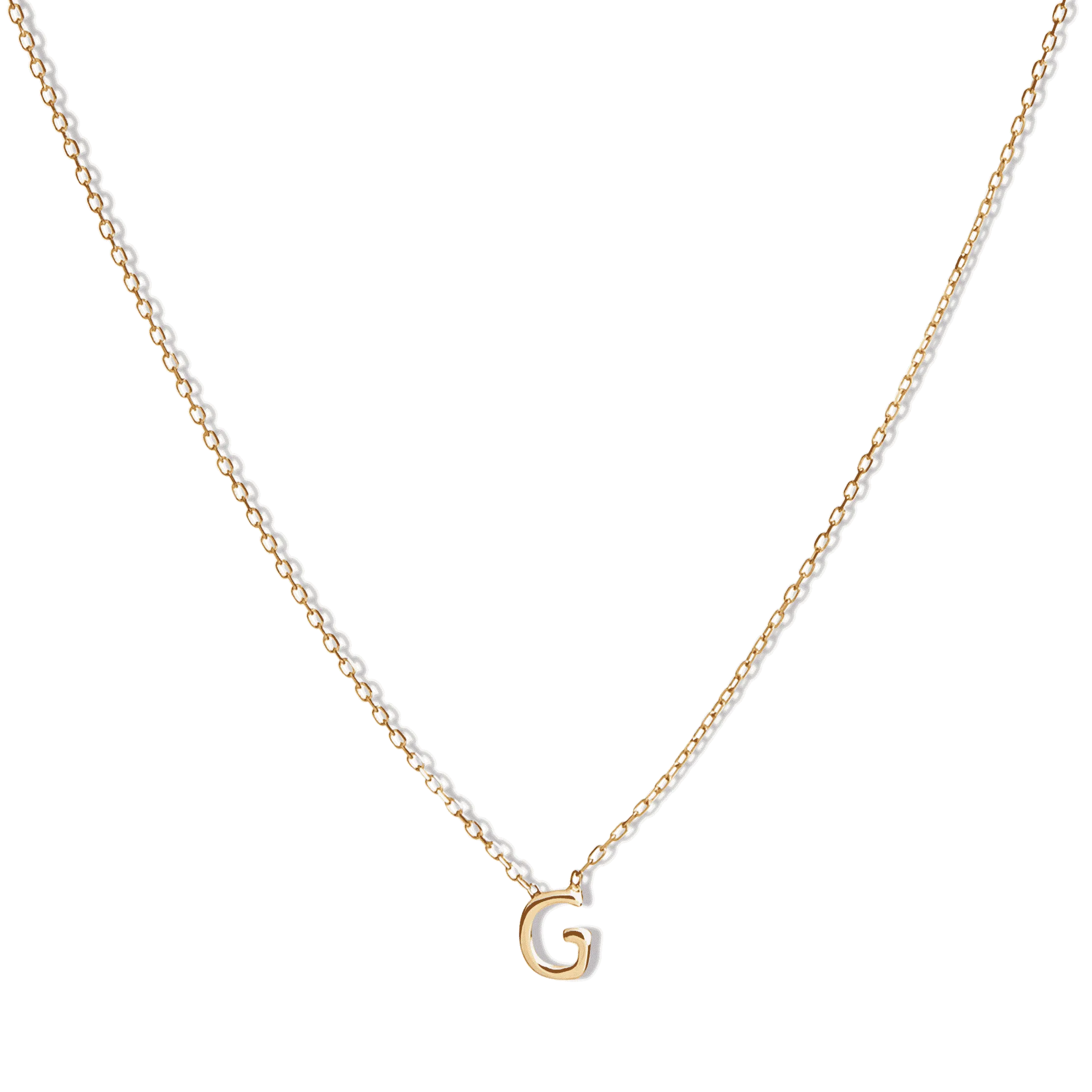 14k Initial Necklace
