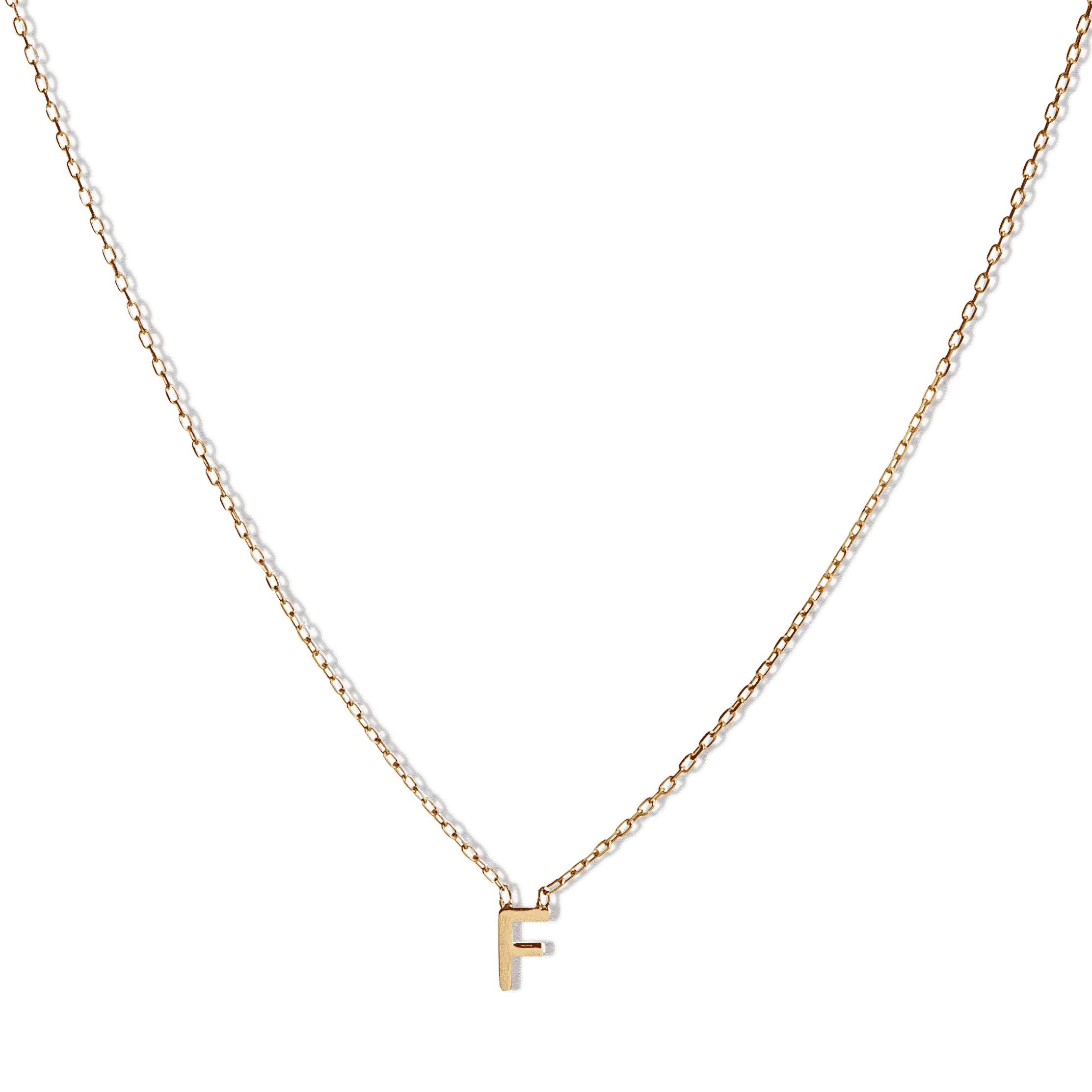 14k Initial Necklace