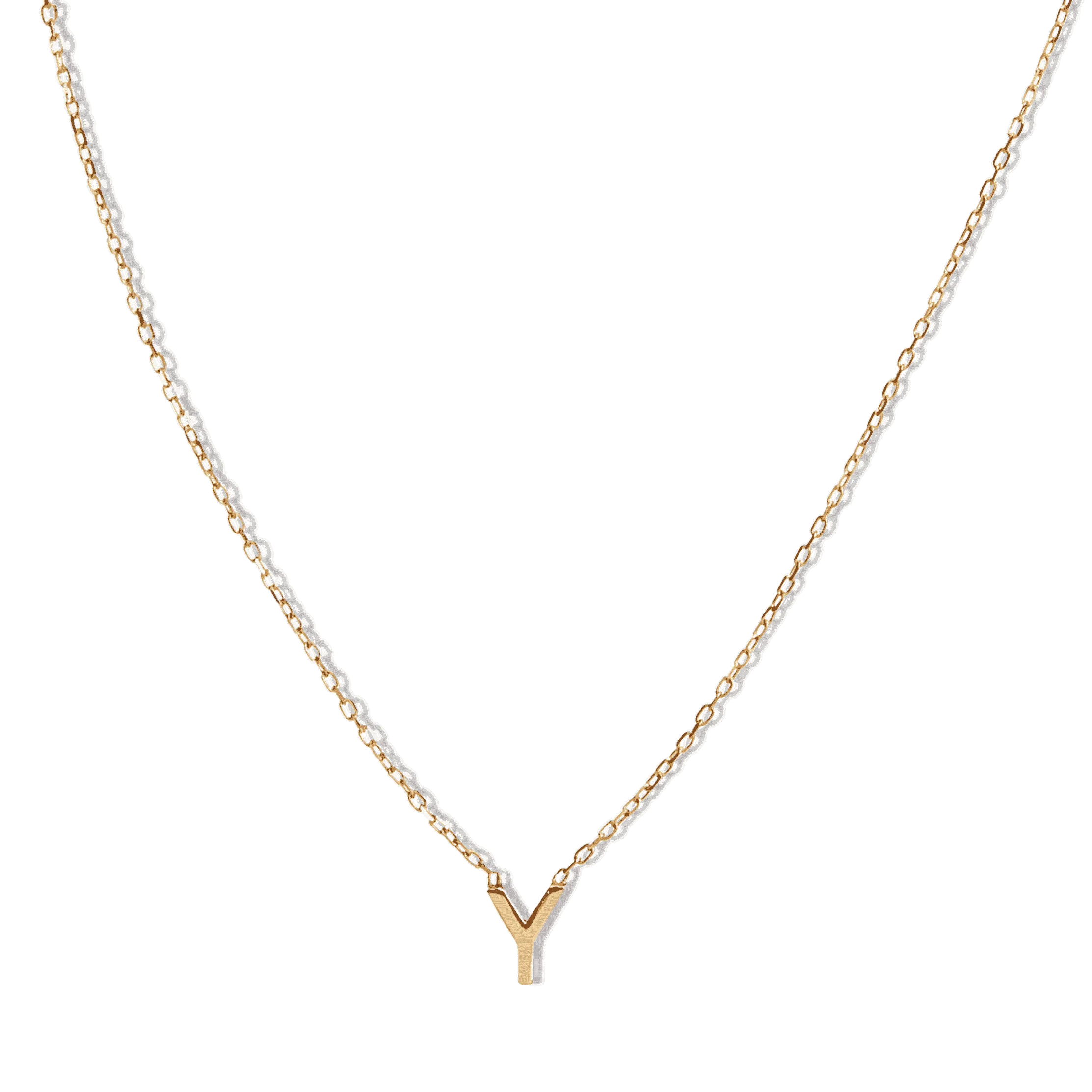 14k Initial Necklace