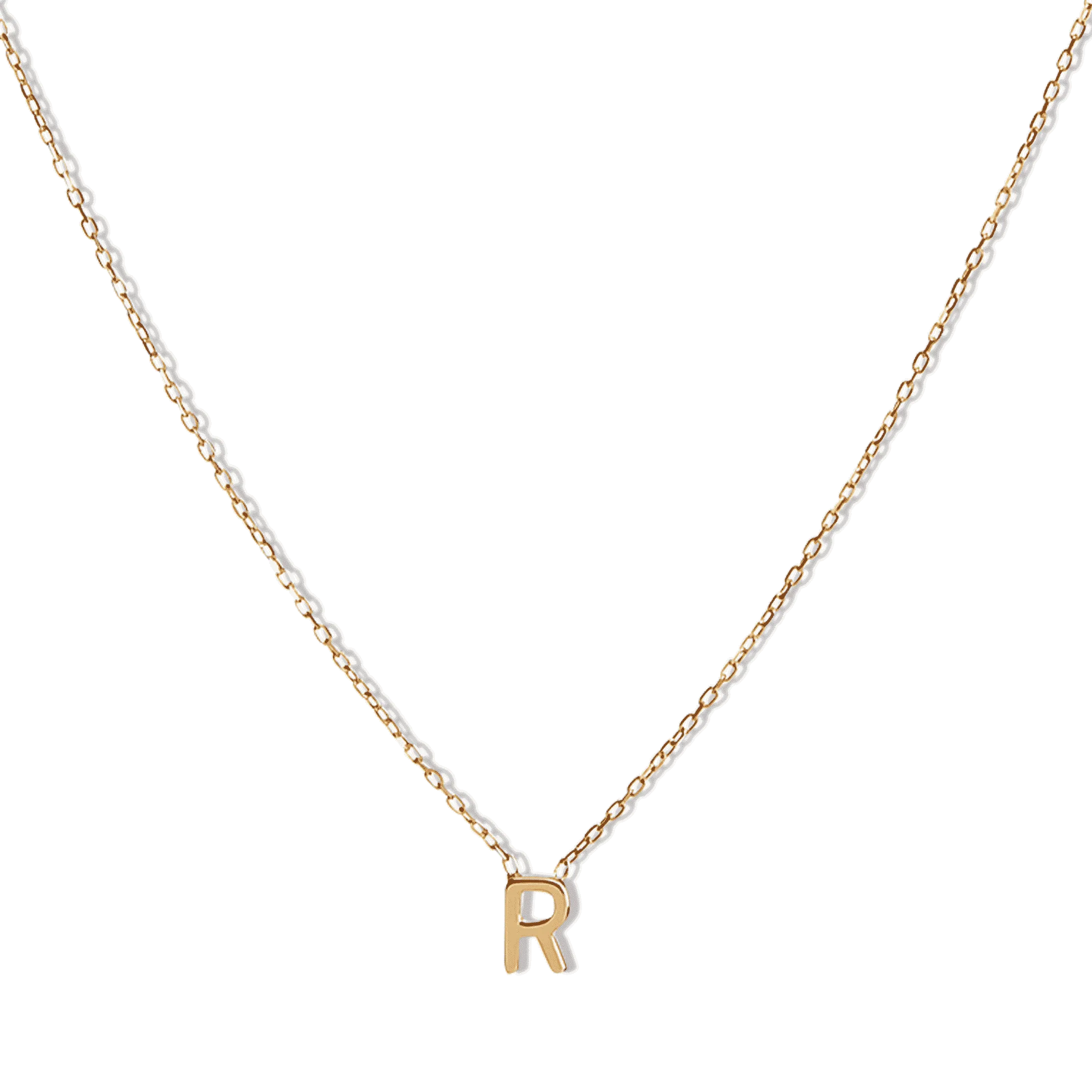 14k Initial Necklace