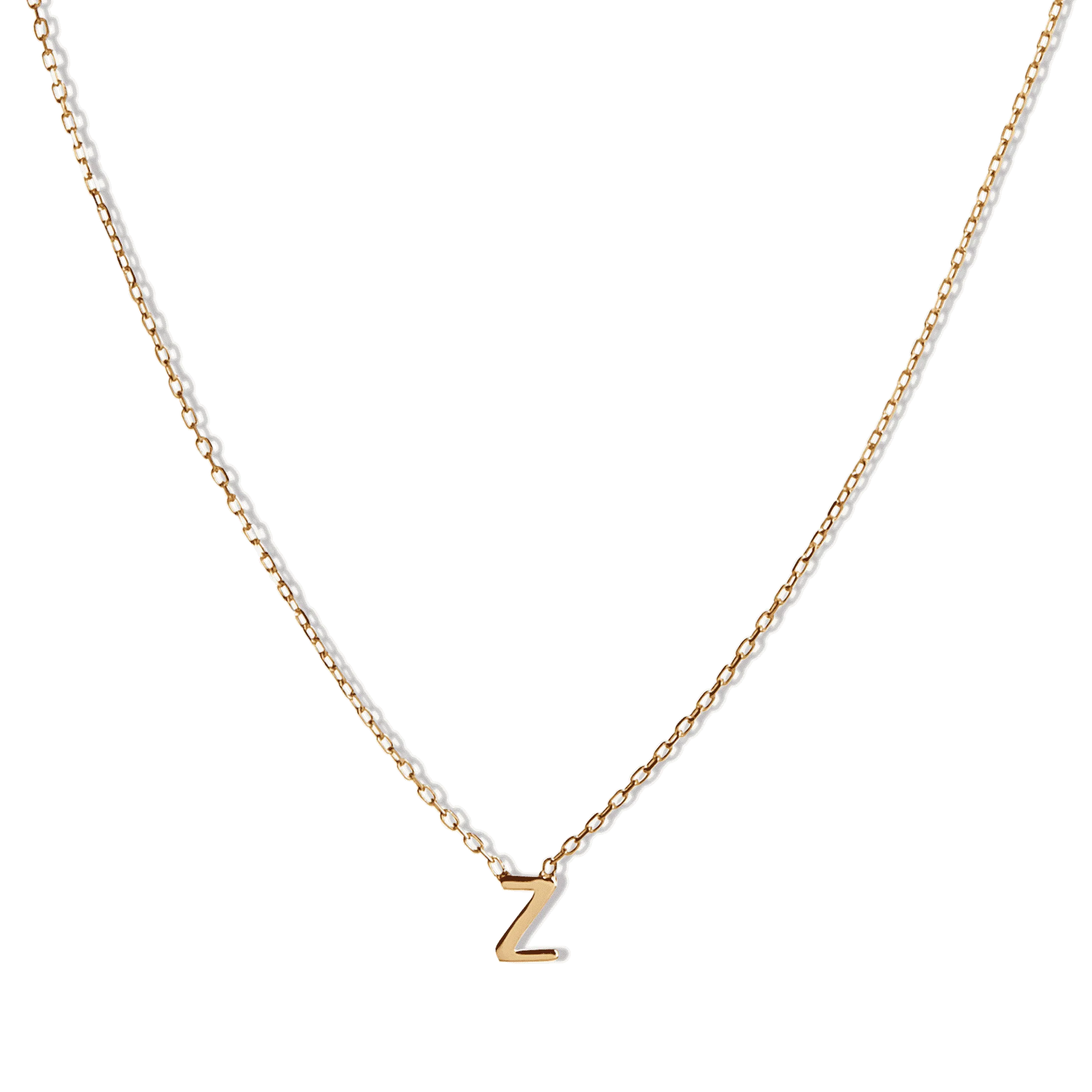 14k Initial Necklace