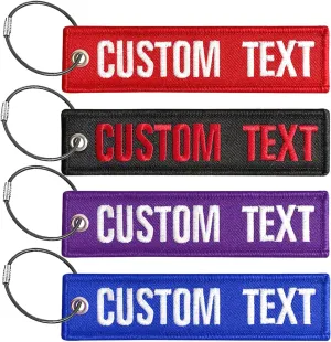 1PCS Luggage Tags, Custom Name/Text Luggage Tag, Personalized Travel Luggage Labels with Stainless Steel Loop for Suitcases, Travel Backpacks,Sports Bag,Hiking Bag, Key