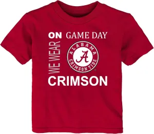 Alabama Crimson Tide On Gameday Football Basketball Baby Toddler T-Shirt