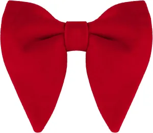 Allegra K Solid Pre-tied Bow Ties for Women Men Formal Party Prom Bowties Velvet