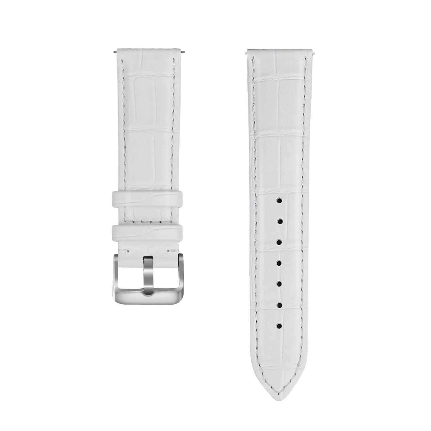 Amazfit GTS 2 Leather Strap Crocodile Grain (White)