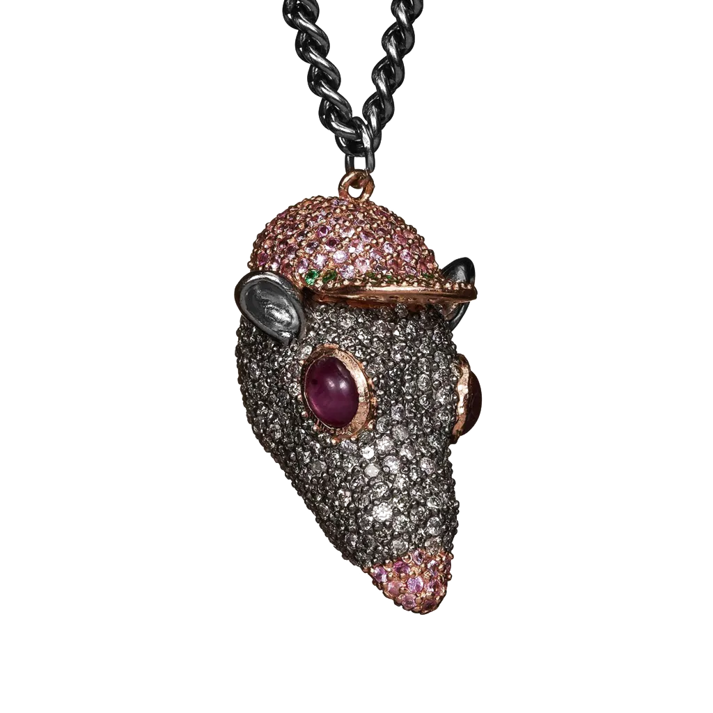 Bjarne Melgaard x Bjørg Diamond Skaterat Necklace
