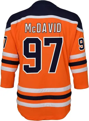 Connor McDavid Edmonton Oilers #97 Orange Infants Toddler Home Replica Jersey