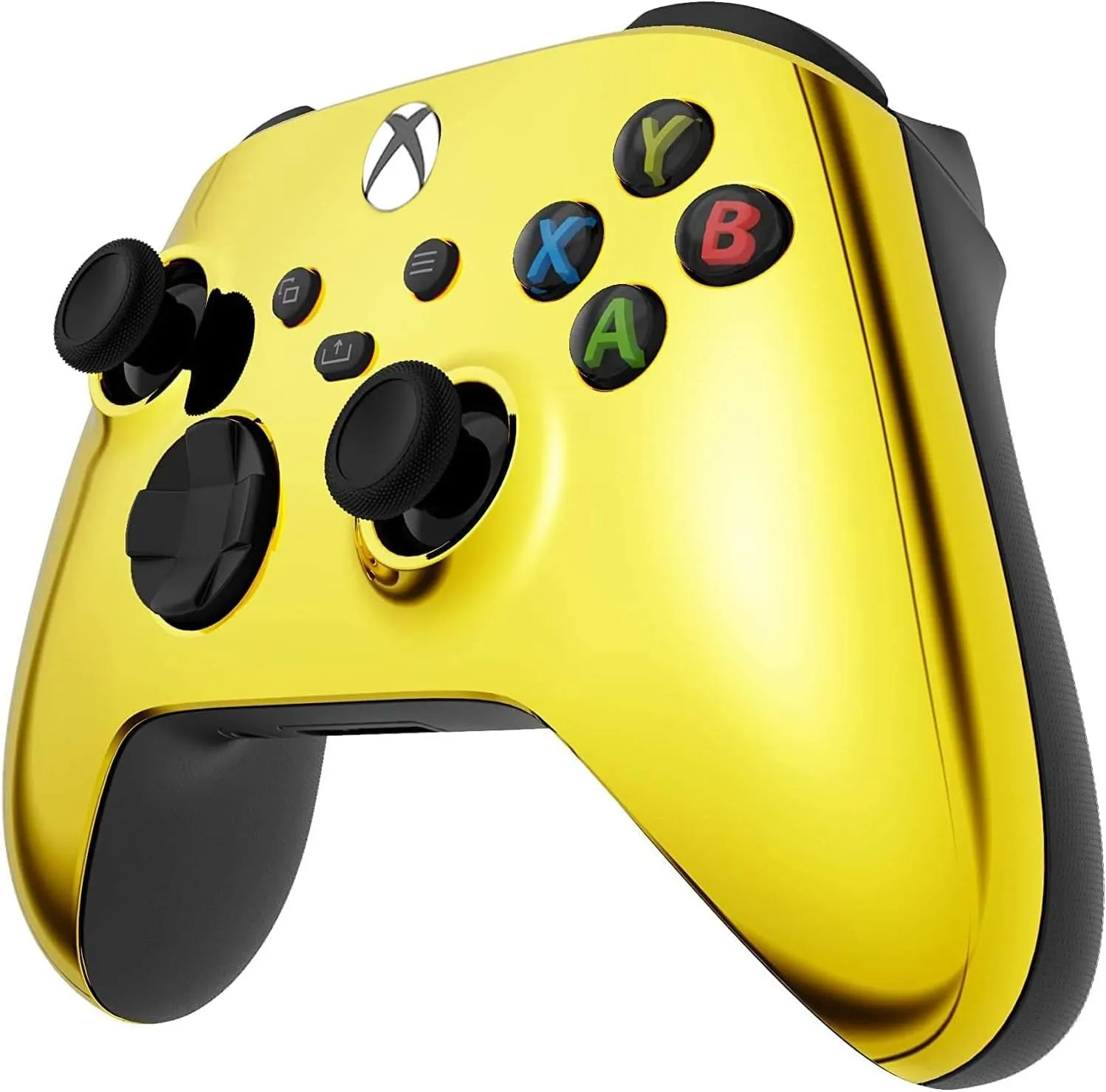 Custom Controllerzz Wireless Controller for Microsoft Xbox Series X/S & Xbox One - Custom Soft Touch Feel - Custom Xbox Series X/S Controller (X/S Gold)