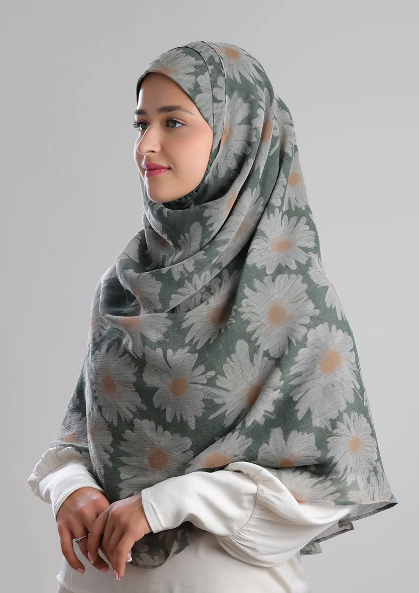 Daisyland -Printed Crinkled Chiffon