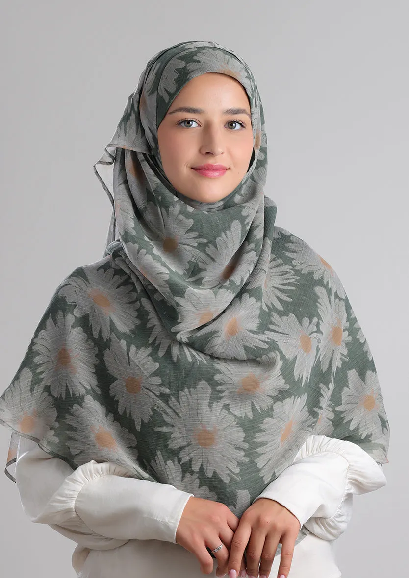 Daisyland -Printed Crinkled Chiffon
