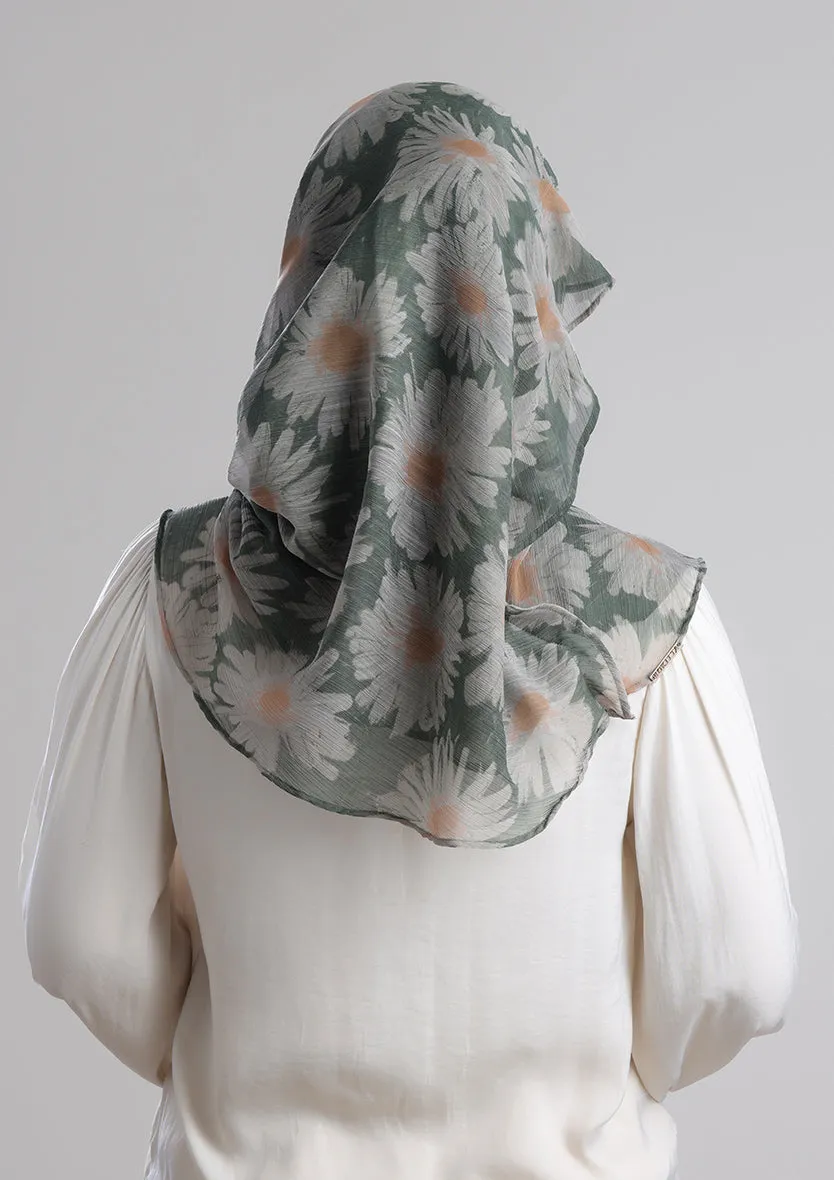 Daisyland -Printed Crinkled Chiffon