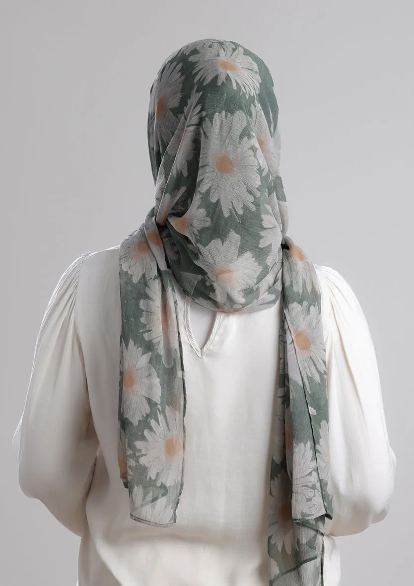 Daisyland -Printed Crinkled Chiffon