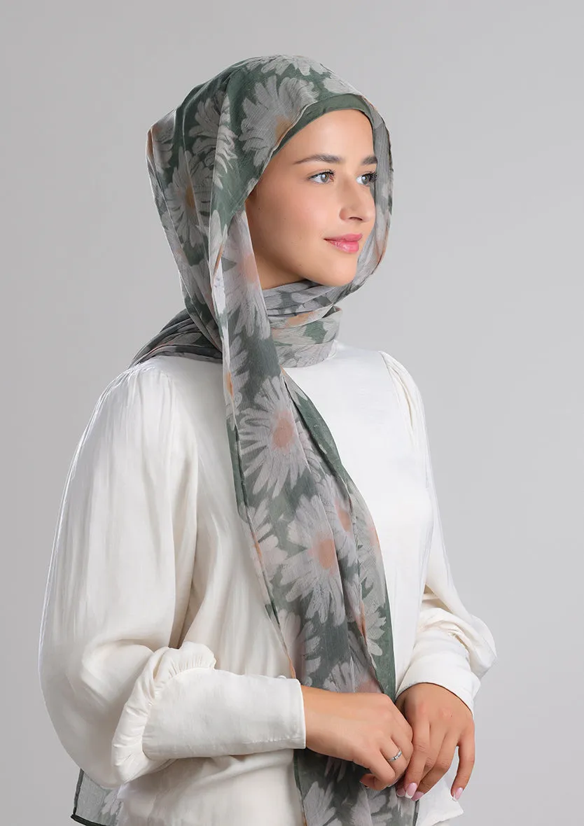 Daisyland -Printed Crinkled Chiffon