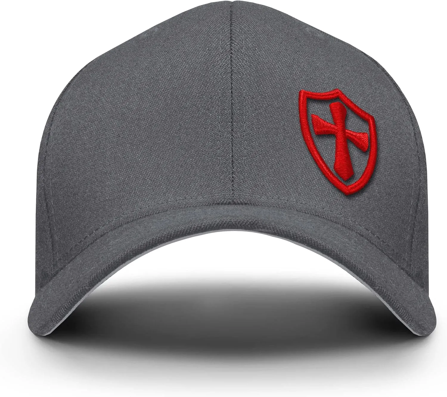 Dion Wear Crusader Baseball Cap for Men, Mid Profile Stretch Fitted