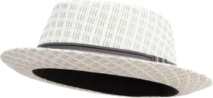 e4Hats.com Big Size Wove Paper Straw Wide Brim Porkpie Upbrim Fedora
