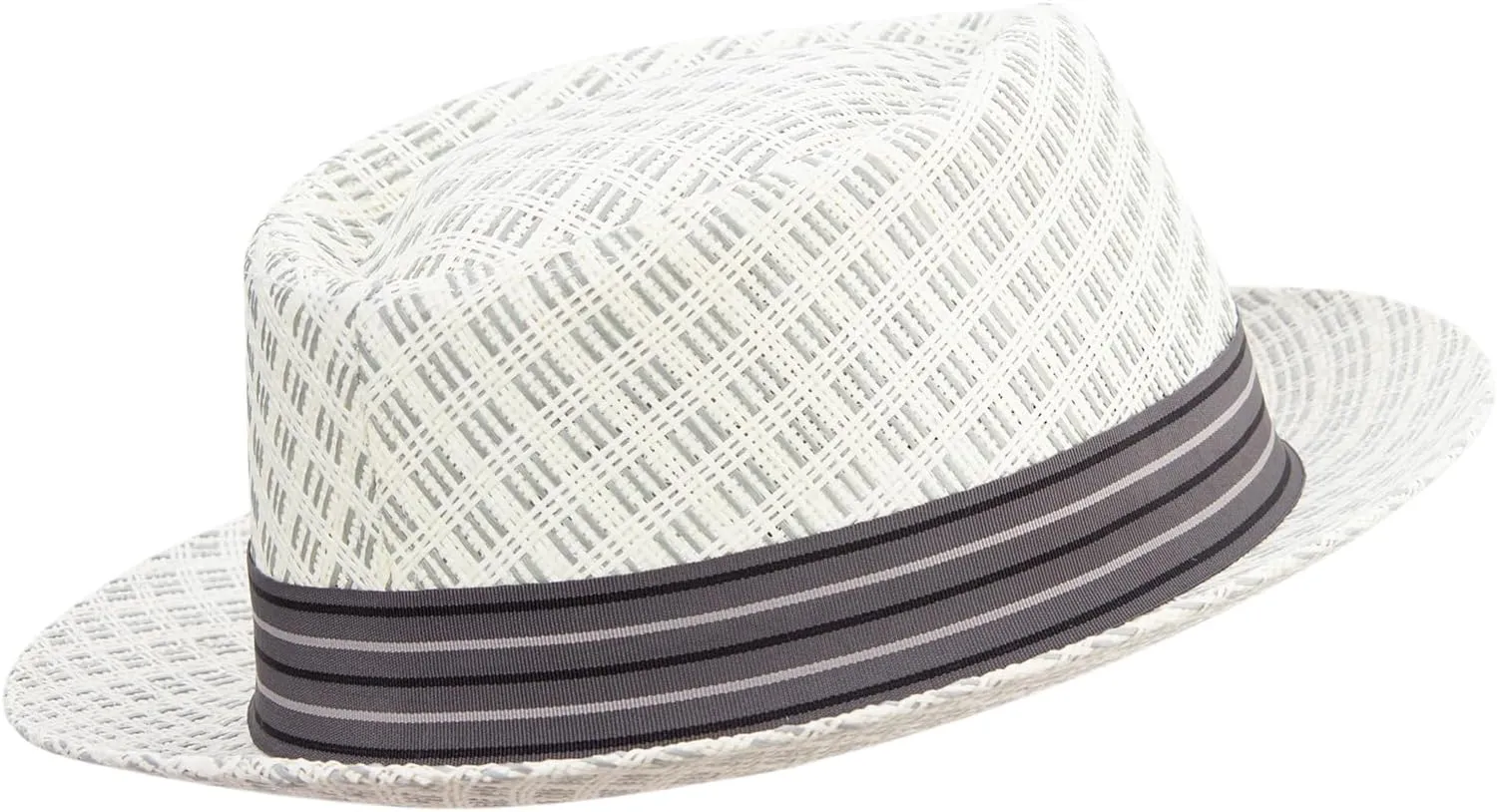 e4Hats.com Big Size Wove Paper Straw Wide Brim Porkpie Upbrim Fedora