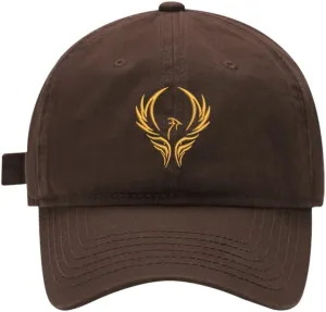 FANNOO Unisex Baseball Caps - Phoenix-Fire Phoenix Embroidered Hats for Men Women Cotton Adjustable Embroidery Cap Dad Hat