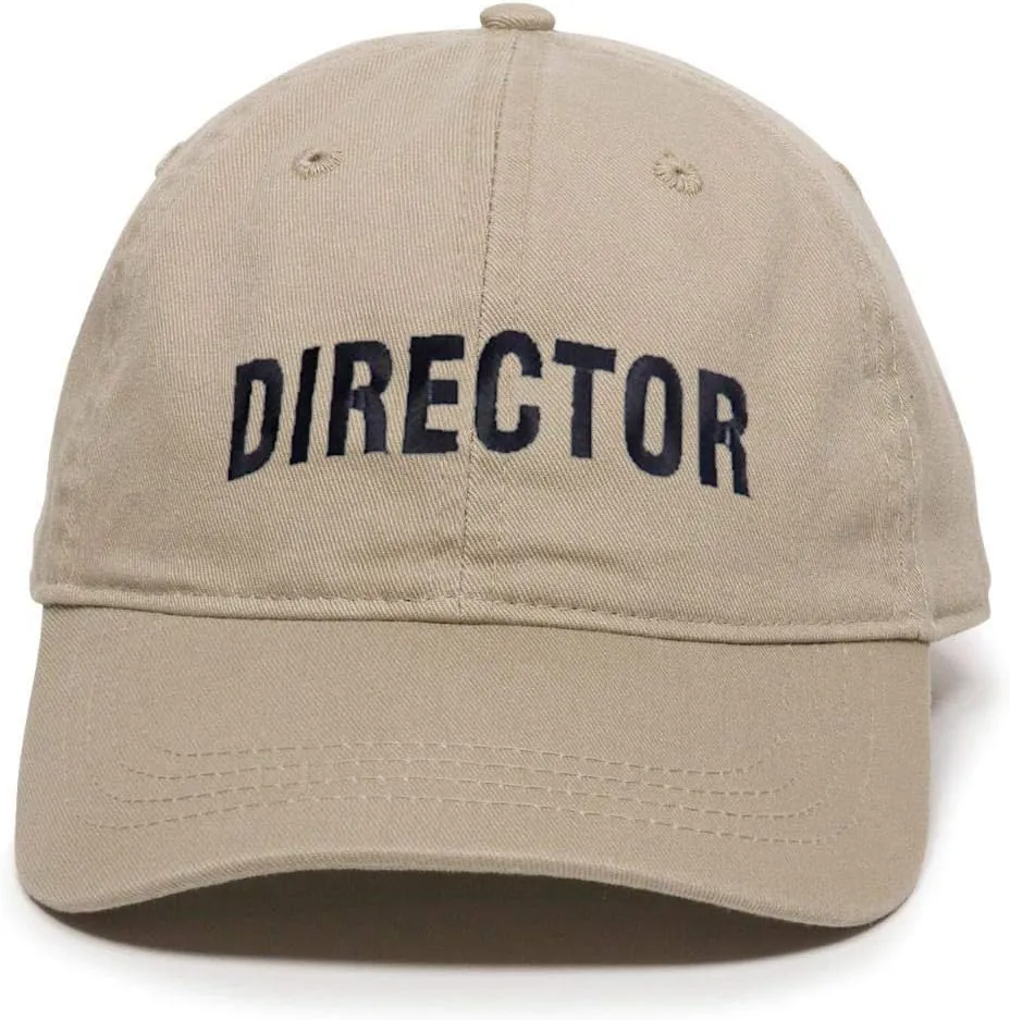 Film Movie Director Baseball Cap Embroidered Cotton Adjustable Dad Hat
