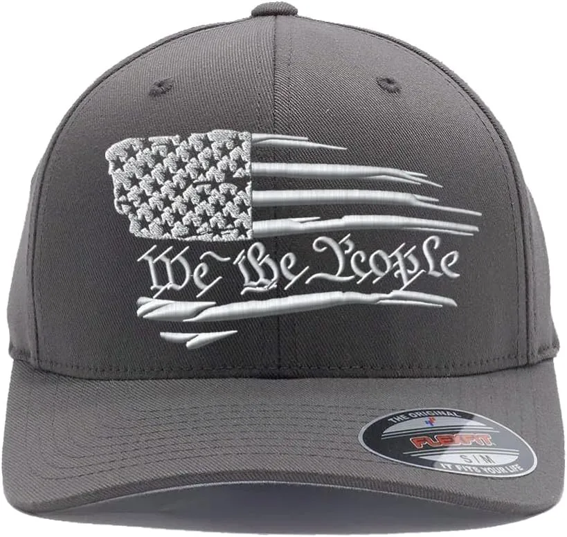 Flex Baseball 2A 1791 and We The People - Protect The 2nd Amendment hat- Custom Embroidered Flex Fitted Baseball Cap