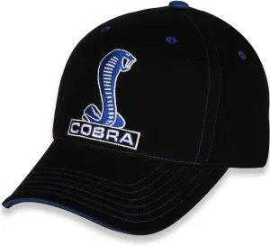 Ford Mustang Cobra Black and Blue Cotton Hat