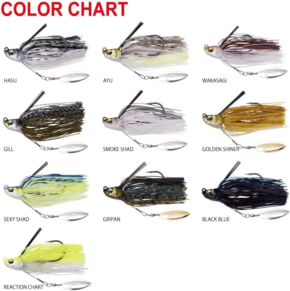 Megabass UOZE Swimmer 1/4oz Fishing Lure #4/0 Silver