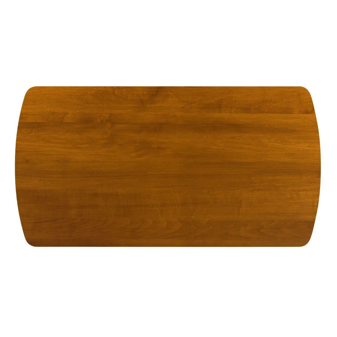 Modern Curved Slab Leg Dining Table