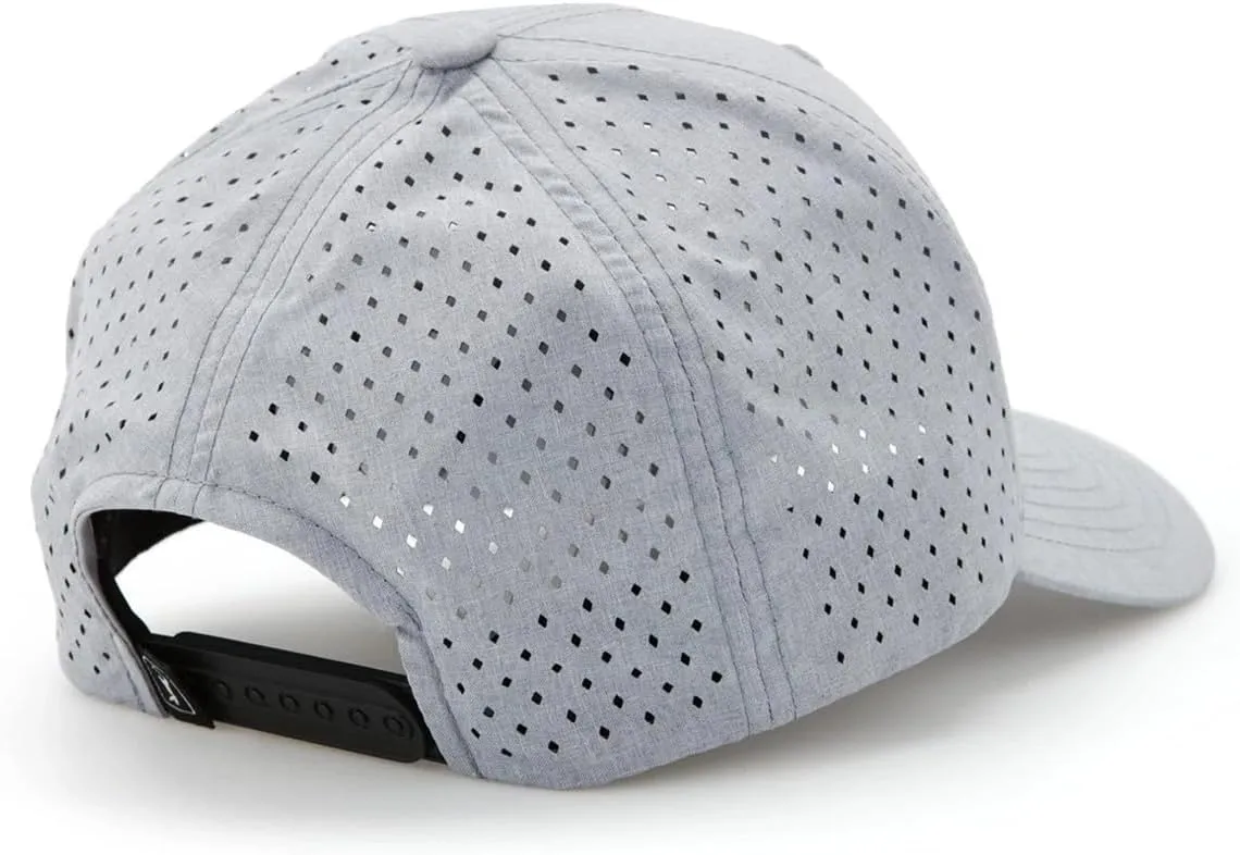 PGA TOUR Mens Heather Performance Golf Cap with Sun Protection and Moisture-Wicking Fabric