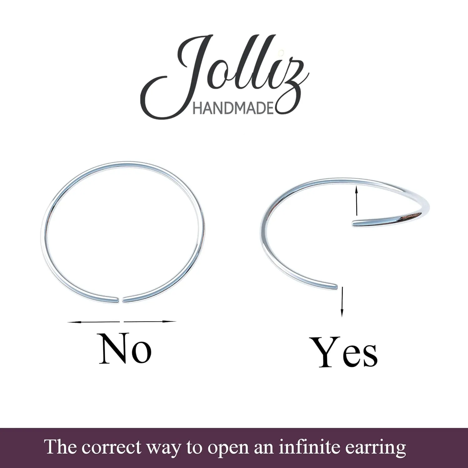 Silver Nose Ring - Thin Tiny White Opal 24 Gauge 7mm Nose Rings Hoop - 925 Sterling Silver Nose Piercing Jewelry For Women - Handmade Small Nose Hoops - Gift Ready