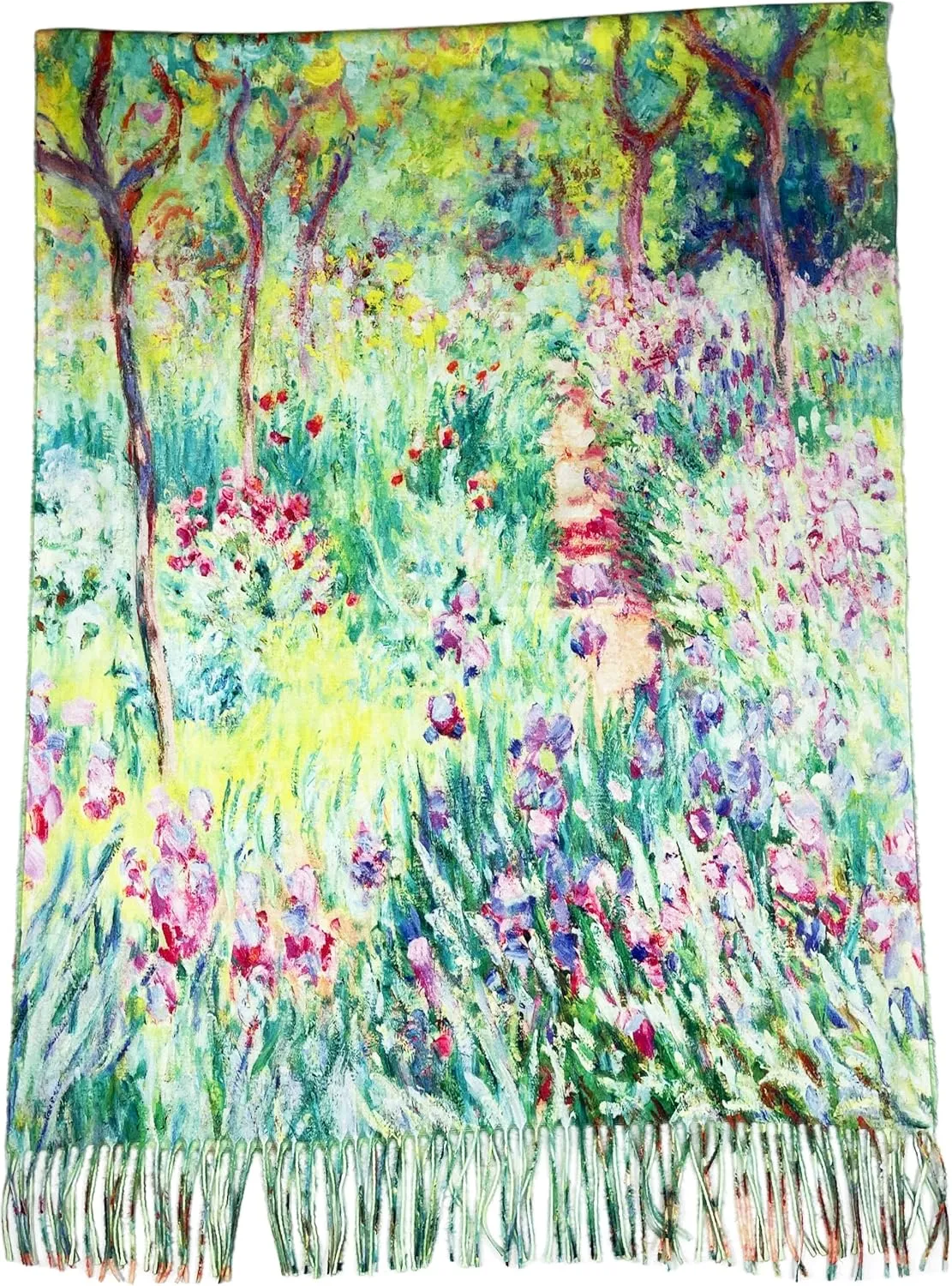 Soft Cashmere Feel Scarf Elegant Large Winter Warm Scarves Shawl Wrap Gifts Monet Klimt Van Gogh's Art Printed