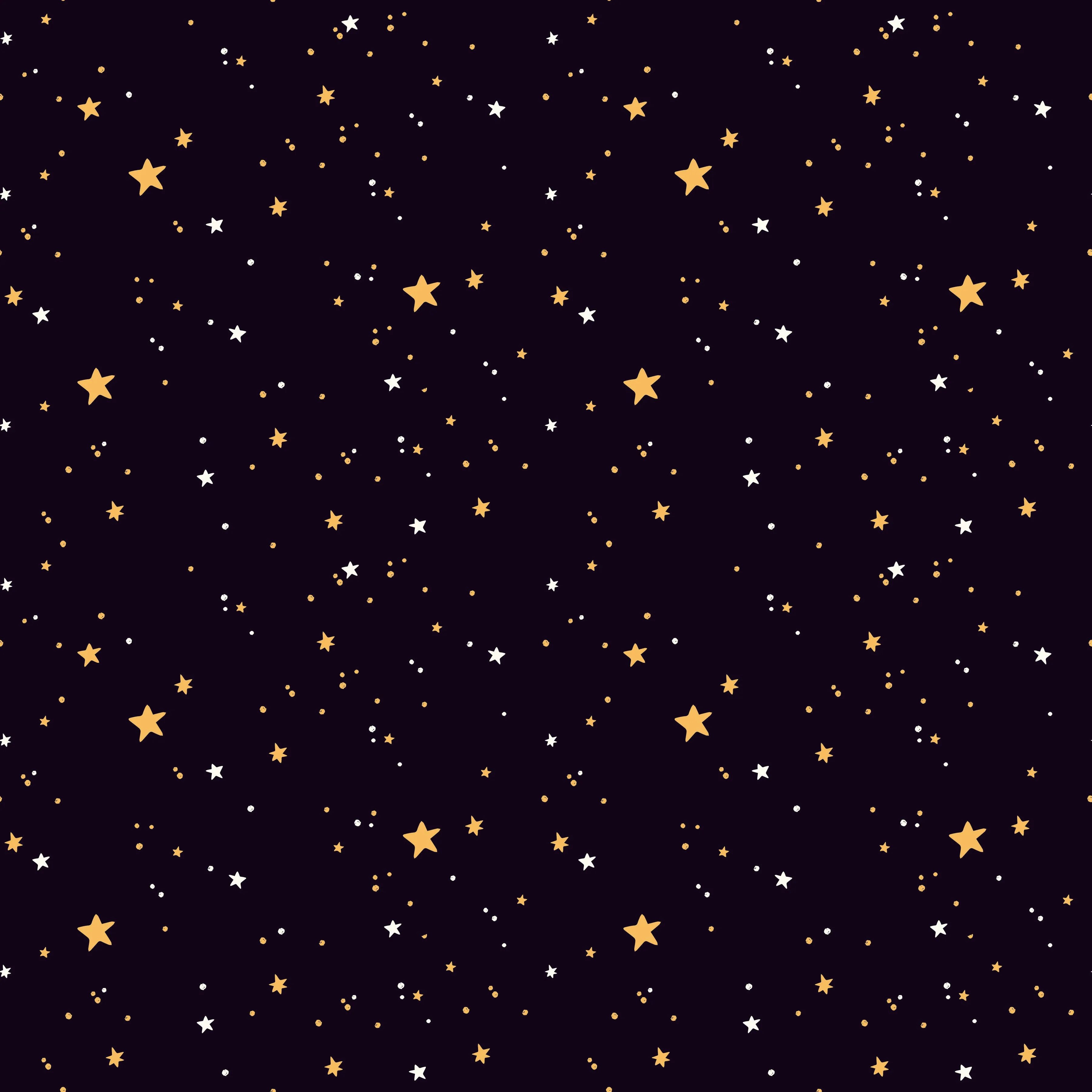 Sophisticated Halloween | Stars Black by My Mind's Eye for Riley Blake | C14623-BLACK