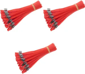 Stake Chaser Ground Marking Whiskers Orange 6 Inch 75-Count for Survey, Landscape Design, Construction Markers, Property Line Markers, Trail Markers