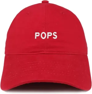 Trendy Apparel Shop Pops Embroidered Cap Premium Cotton Dad Hat