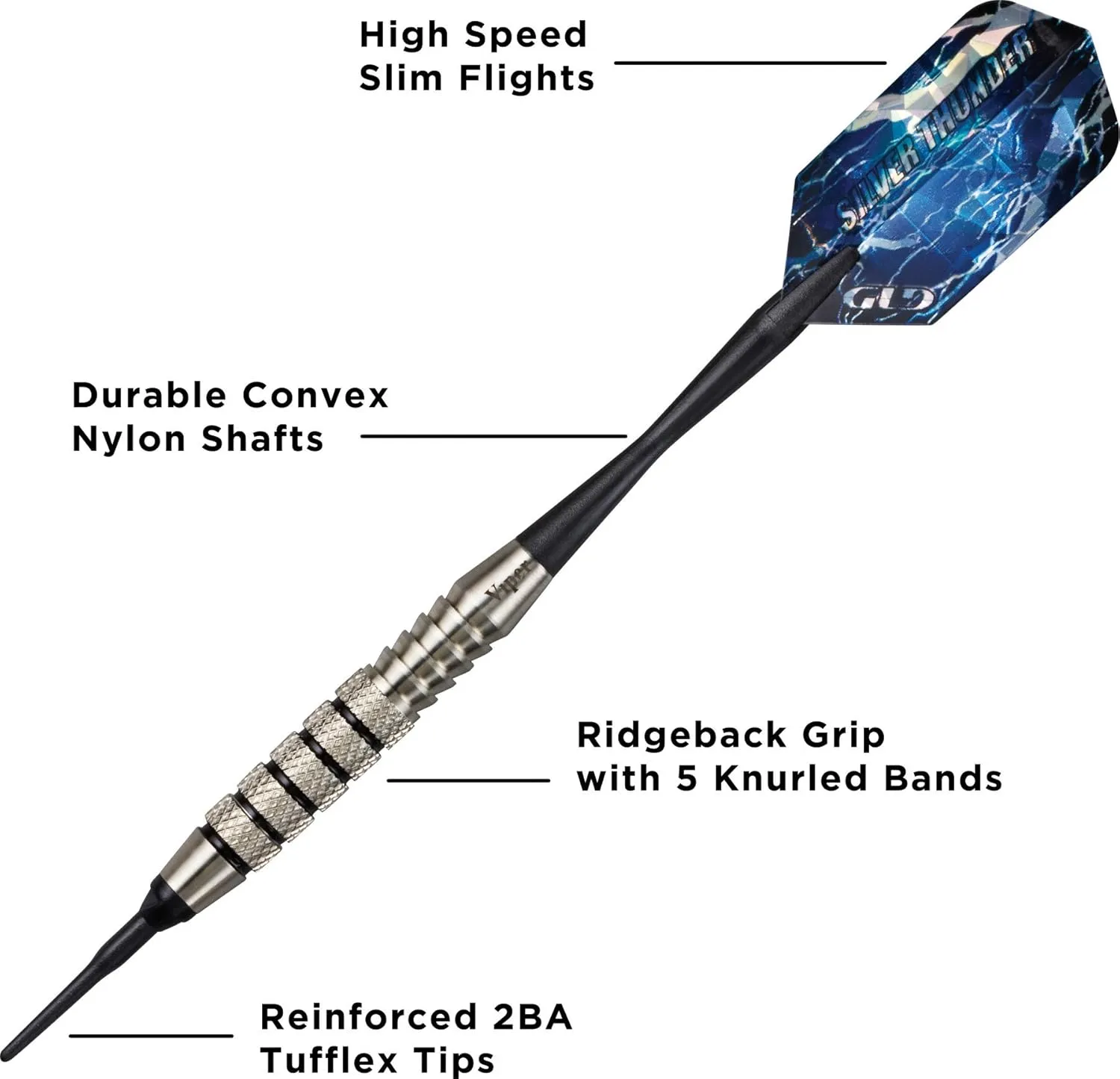 Viper Silver Thunder Soft Tip Darts