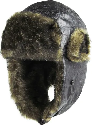 Wool Blend Aviator Trapper hat Trooper Ear Flaps Ushanka Eskimo Russian Warm Winter Cold