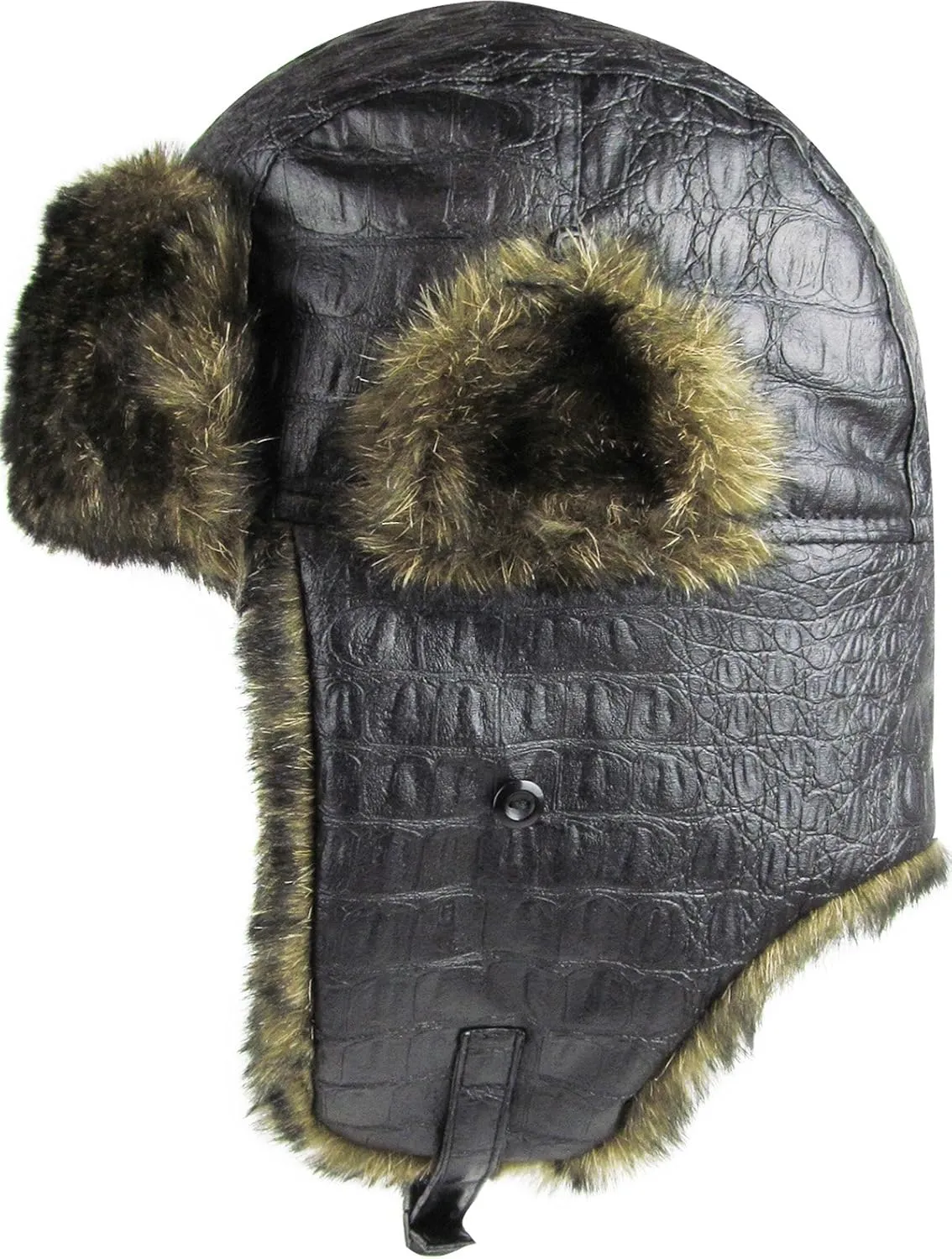 Wool Blend Aviator Trapper hat Trooper Ear Flaps Ushanka Eskimo Russian Warm Winter Cold