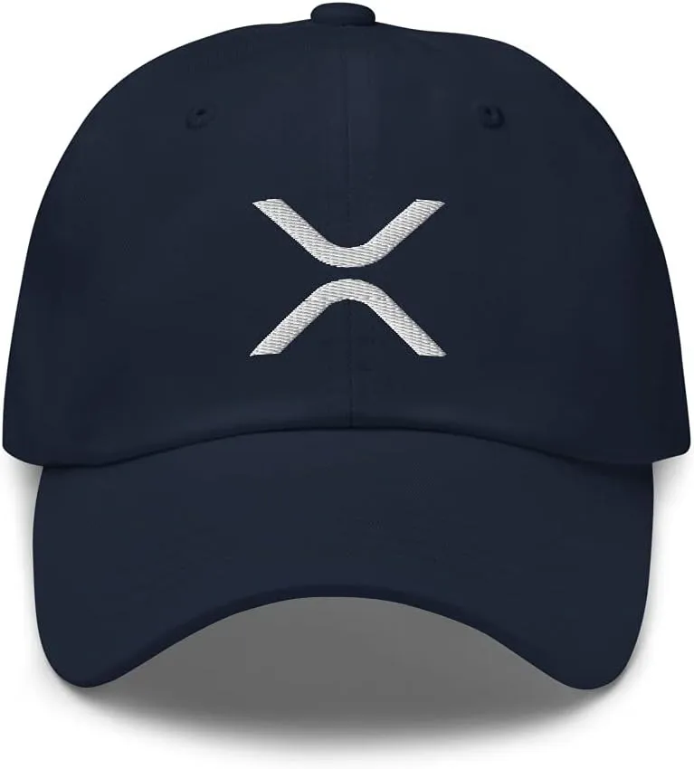 XRP Crypto Embroidered Dad hat Cryptocurrency Baseball Cap