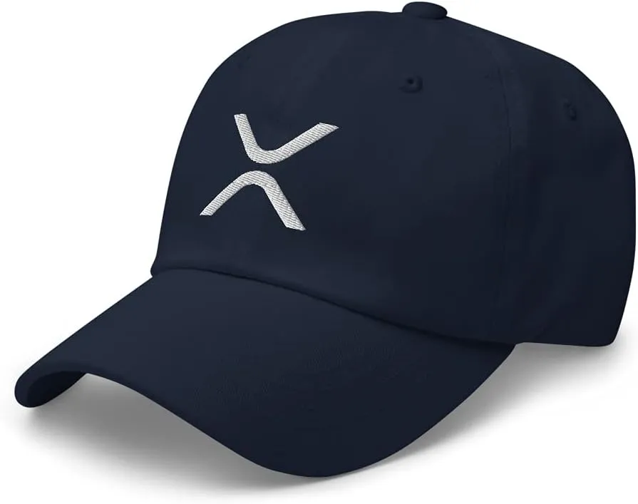 XRP Crypto Embroidered Dad hat Cryptocurrency Baseball Cap