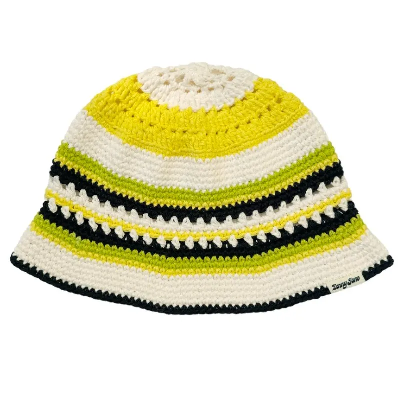 Zenny Jane Crochet Bucket Hat (Multiple Styles)